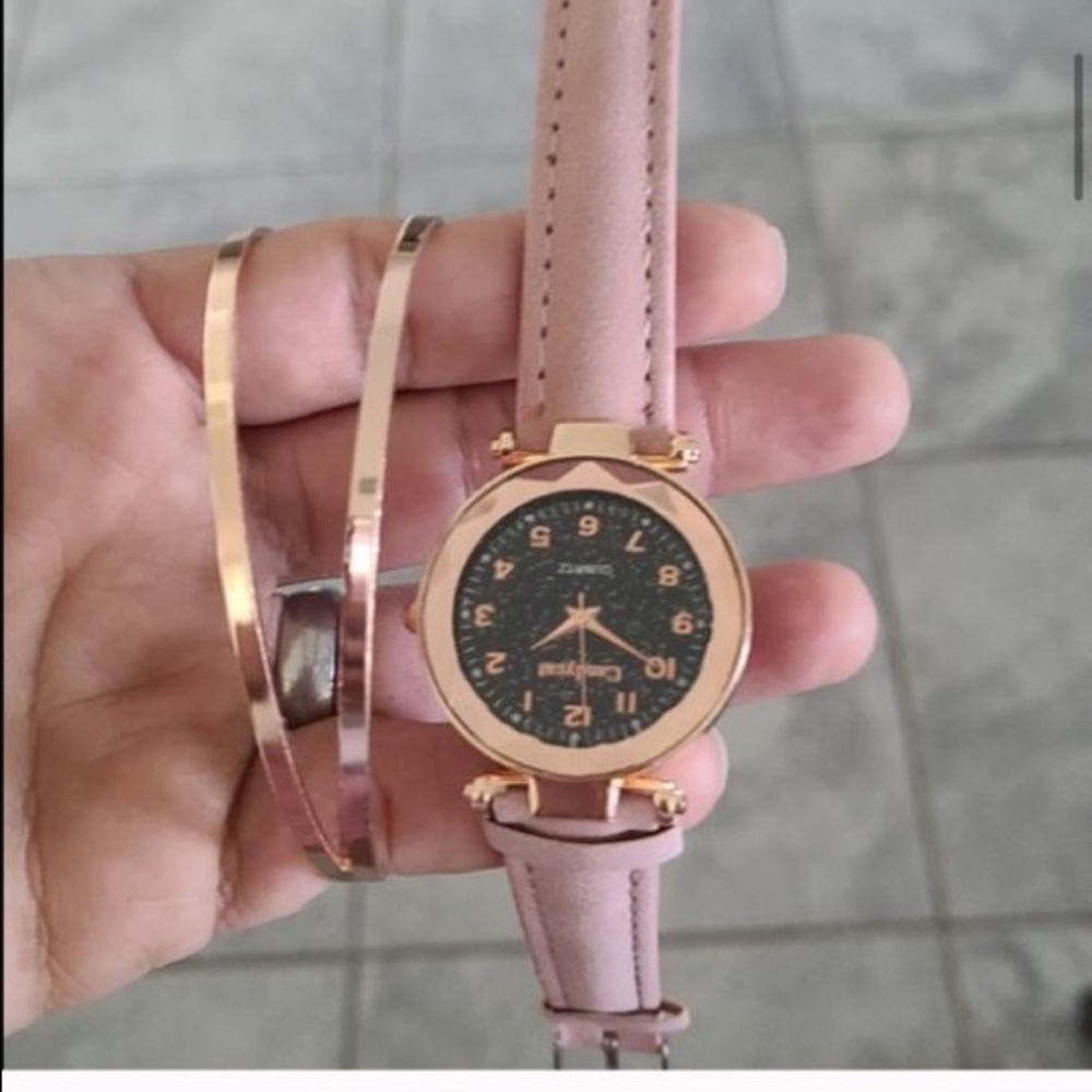 Grey Women's Watches Fashion Starry Sky Quartz - Picture 5 of 5